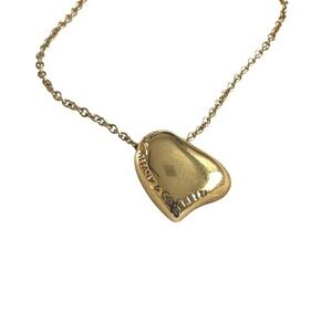 TIFFANY & CO. Full Heart Necklace |‎ 16" Elsa Peretti 18K Gold | AUTHENTICATED